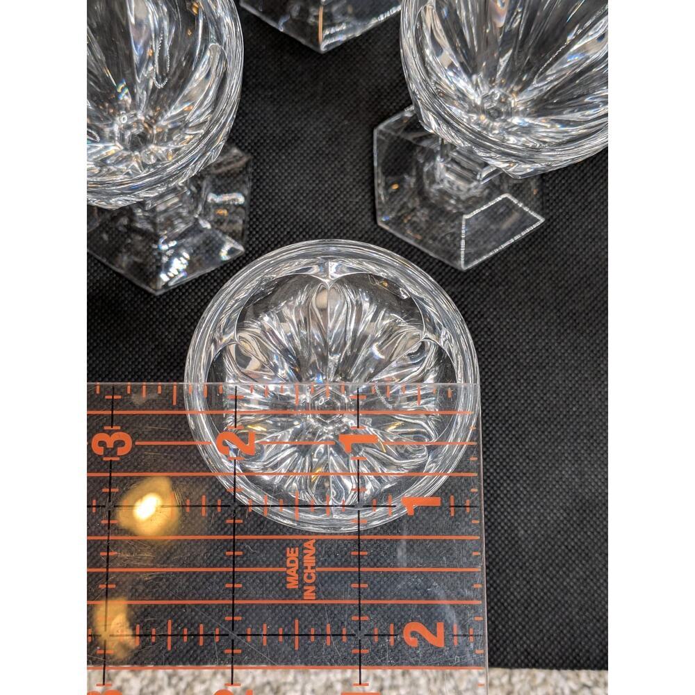 (6) Six Baccarat Harcourt Crystal Port Size Glasses - Picture 8 of 9